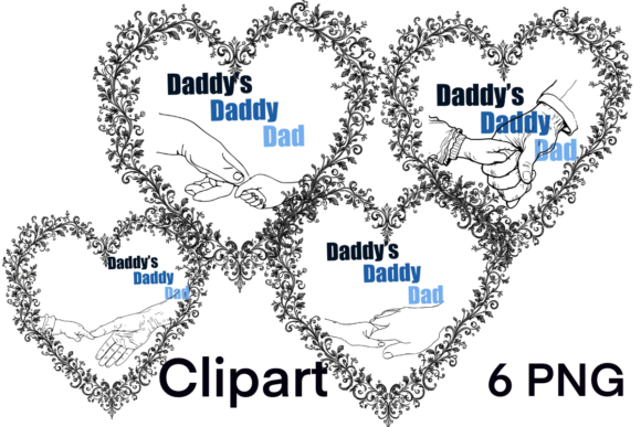 Daddy’s,Daddy,Dad Clipart: A Versatile Design Asset for Creative and Business Projects