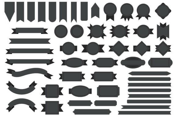 Dark Gray Badge Banner Full Set: A Comprehensive Design Resource for Versatile Visual Communication