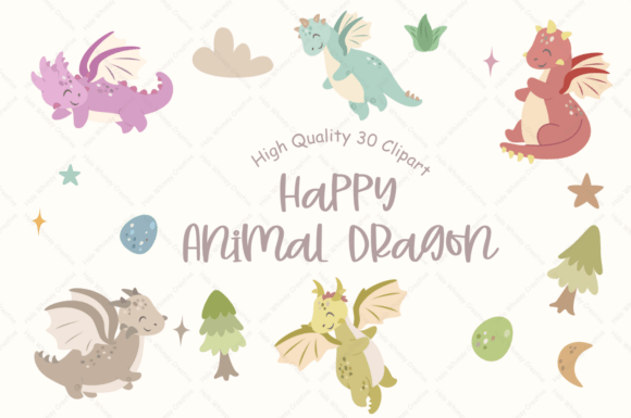 Discover the Joy of Happy Animal Dragon Illustrations: A Creative Treasure for Every Project