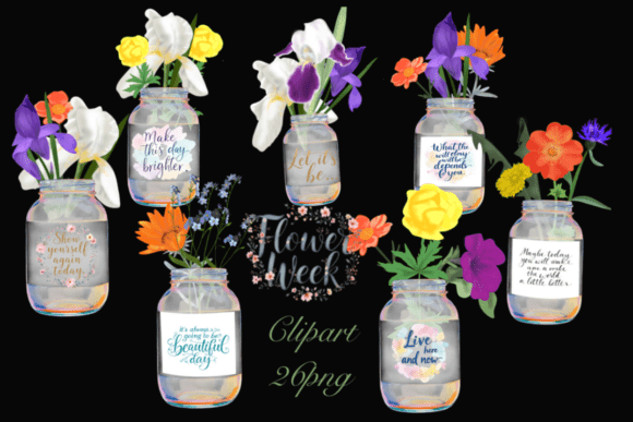 Enhancing Creative Projects with Flower Week Clipart 26 PNG
