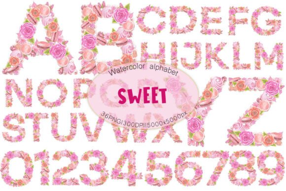 Enhancing Creative Projects with the Watercolor Sweet Alphabet