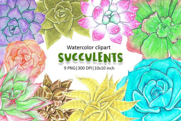 Exploring the Versatility of Watercolor Succulents Clipart for Creative Projects