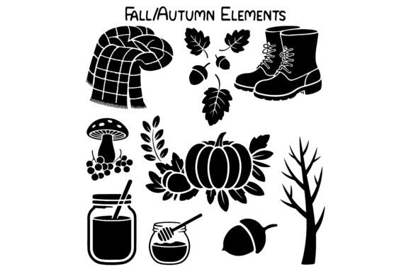 Fall Vector Set 3: Creative Autumn Design Elements