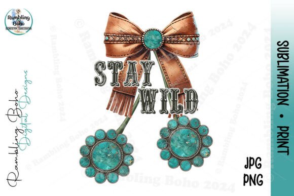 Stay Wild West Cowgirl Concho Cherries