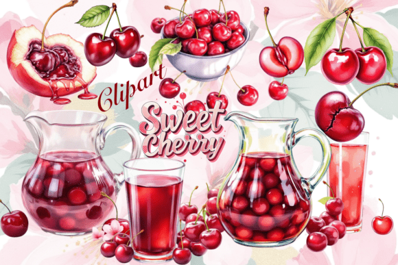 Sweet Cherry Clipart: A Versatile Design Asset for Creative Projects
