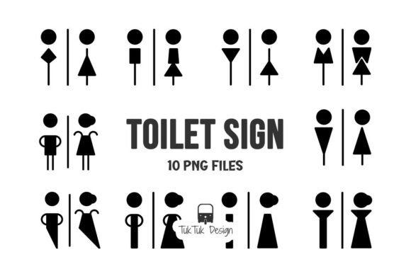 Toilet Sign PNG Icons: Practical Design Solutions for Modern Projects